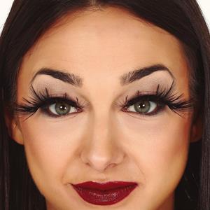 Pestanas Plumas Pretas Múltiplas com Cola Pestanas Plumas Pretas Múltiplas com Cola