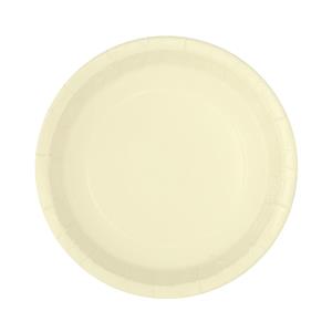 Prato Papel Peq. Creme 20 Unid.