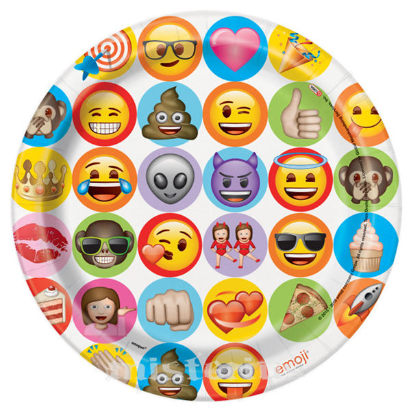 Pratos Emoji, 8 un
