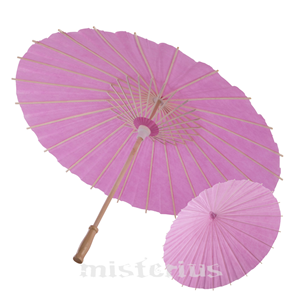 Sombrinha Chinesa Papel Rosa