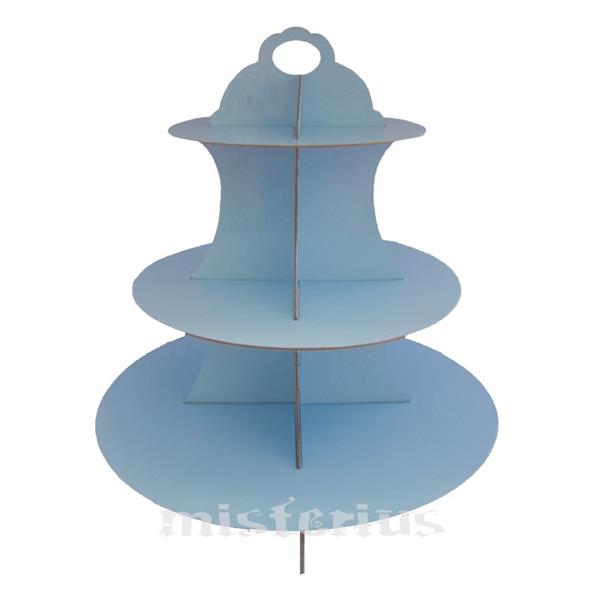 Suporte Cupcakes Azul Bébe