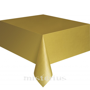 Toalha Mesa Dourada, 1.37 x 2.74mt