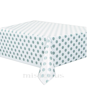 Toalha Prateada Bolinhas