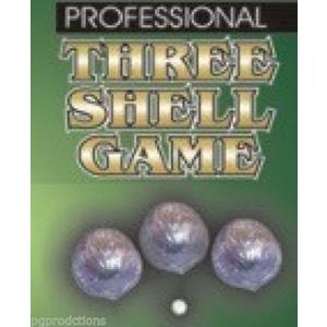 Três conchas prateadas - Three Shell Game Silver